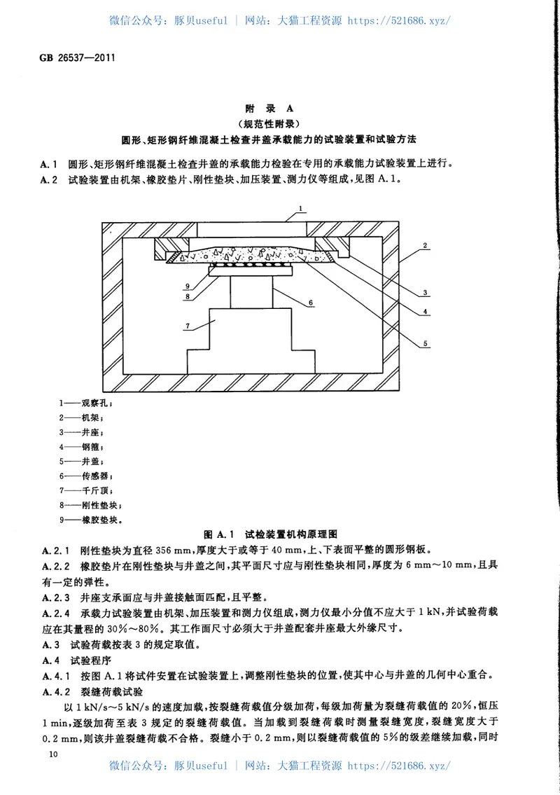 GB26537-2011钢纤维混凝土检查井盖 预览图