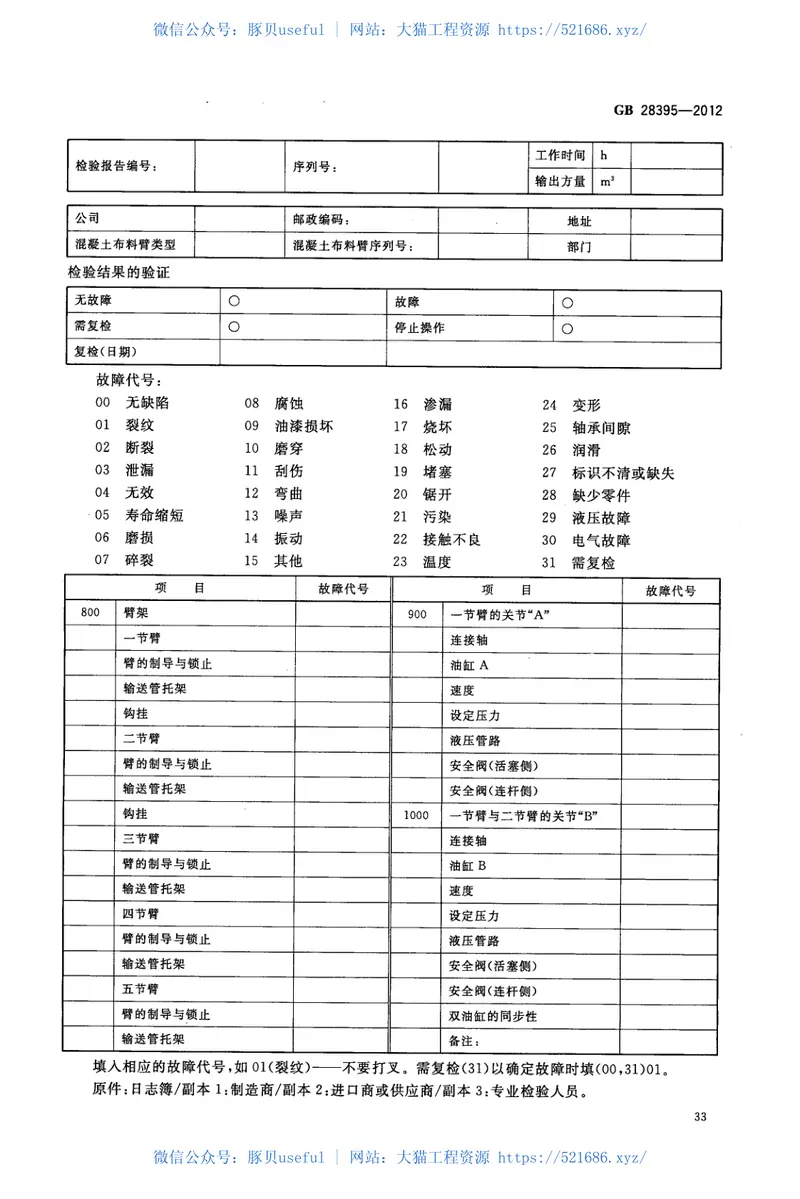 GB28395-2012混凝土及灰浆输送、喷射、浇注机械安全要求 预览图