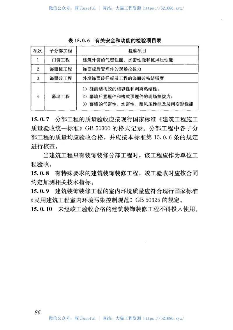 GB50210-2018建筑装饰装修工程质量验收标准 预览图