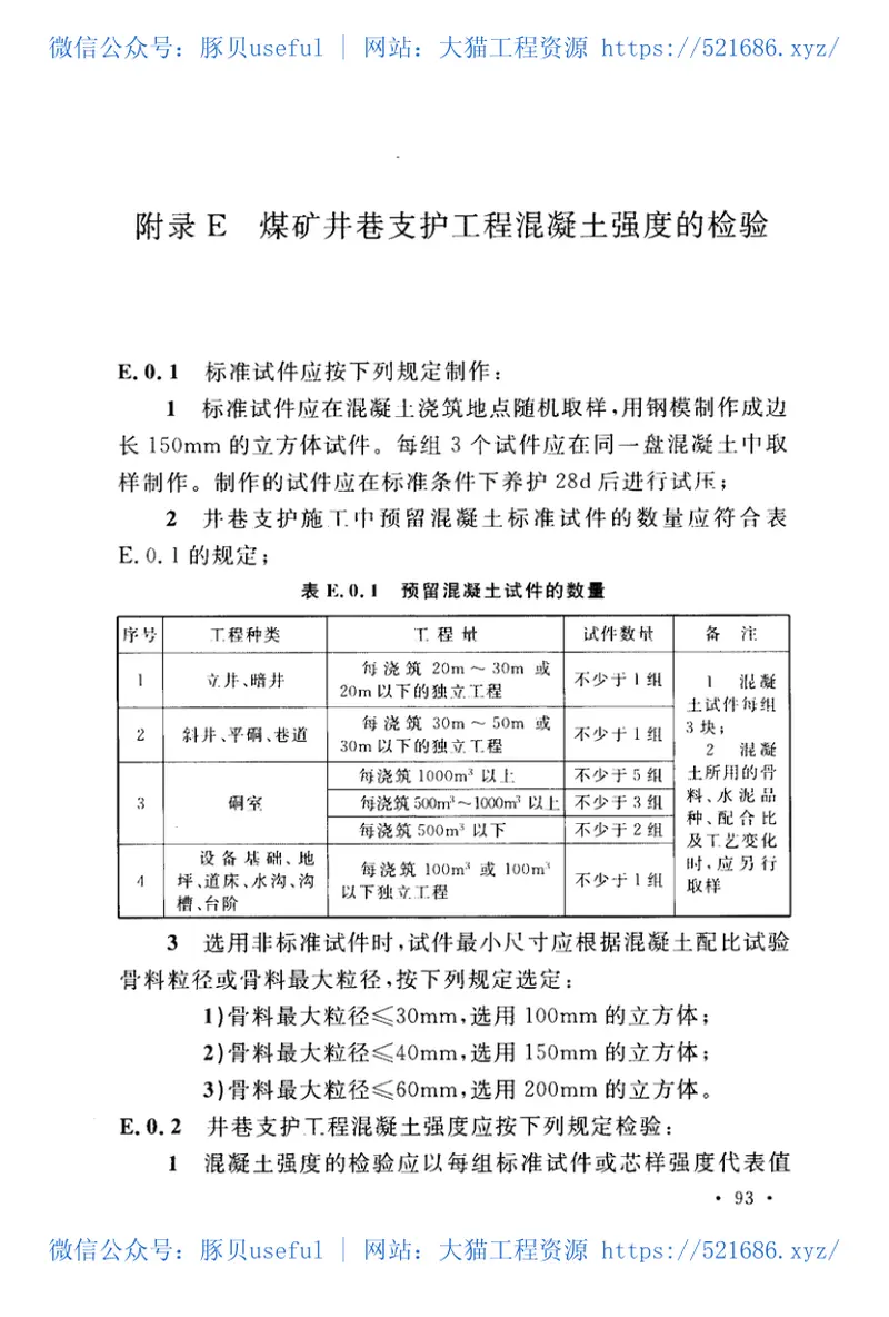 GB50213-2010煤炭井巷工程质量验收规范 预览图