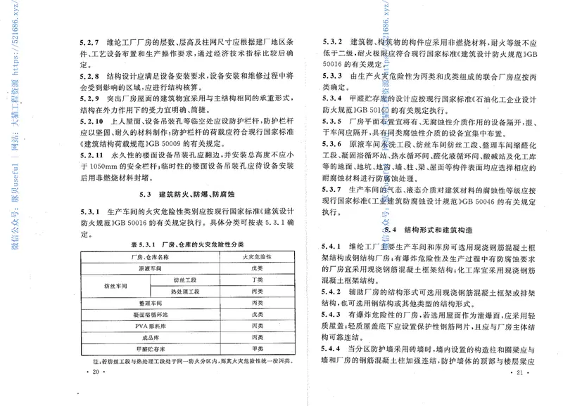GB50529-2009维纶工厂设计规范 预览图