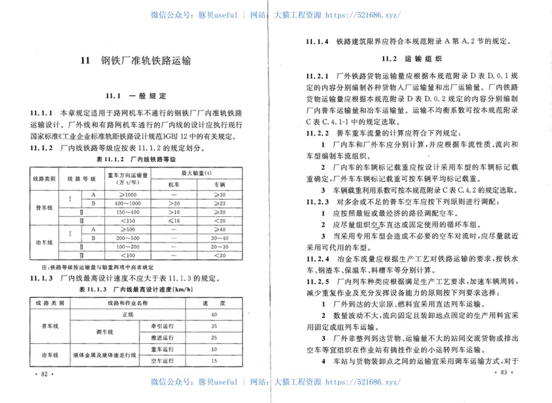GB50603-2010钢铁企业总图运输设计规范 预览图