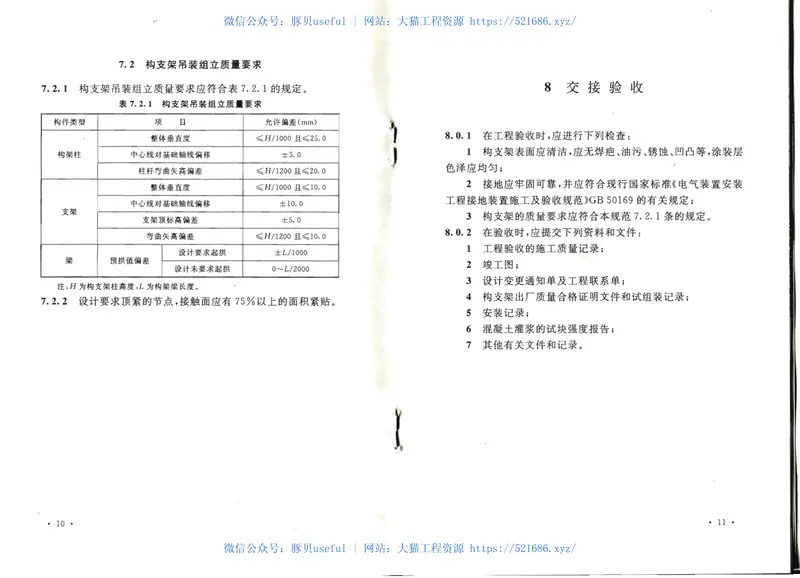 GB50777-2012±800KV及以下换流站构支架施工及验收规范 预览图
