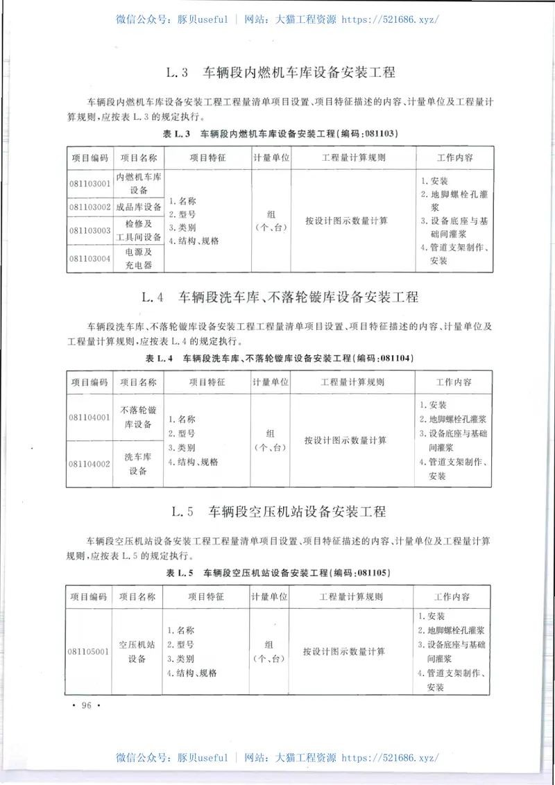 GB50861-2013城市轨道交通工程工程量计算规范 预览图