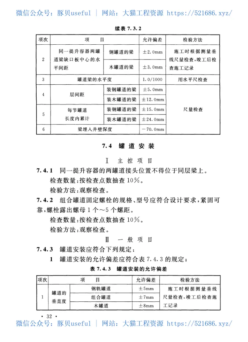 GB50946-2013煤矿设备安装工程质量验收规范 预览图