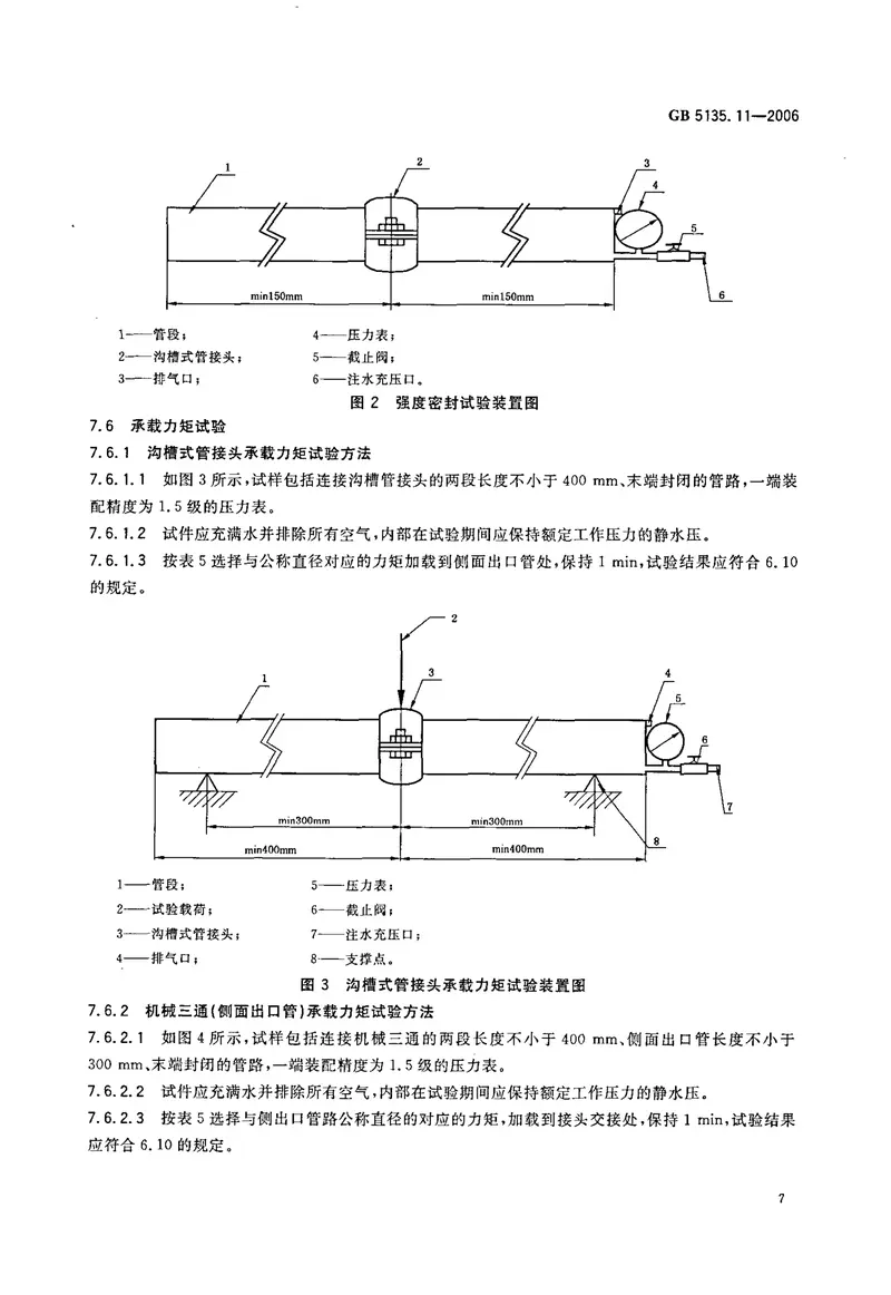 GB5135.11-2006自动喷水灭火系统第11部分沟槽式管接件 预览图