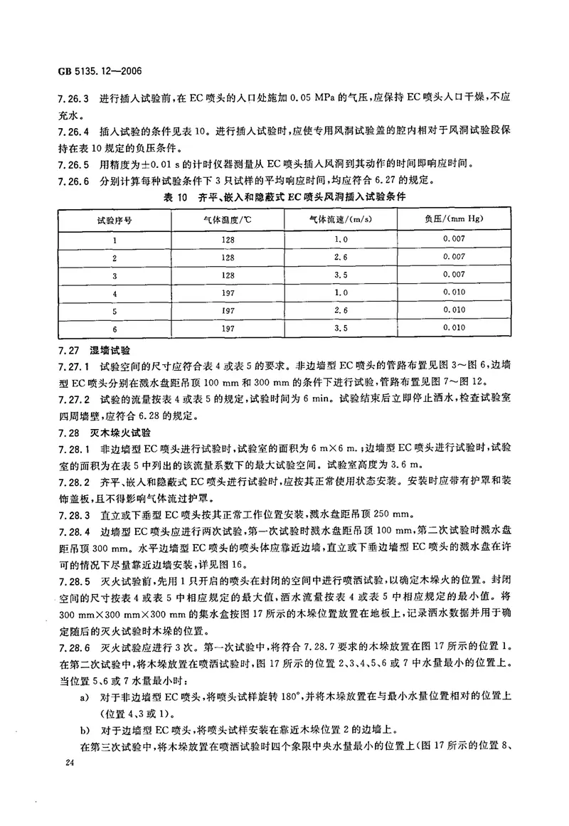 GB5135.12-2006自动喷水灭火系统第12部分扩大覆盖面积洒水喷头 预览图