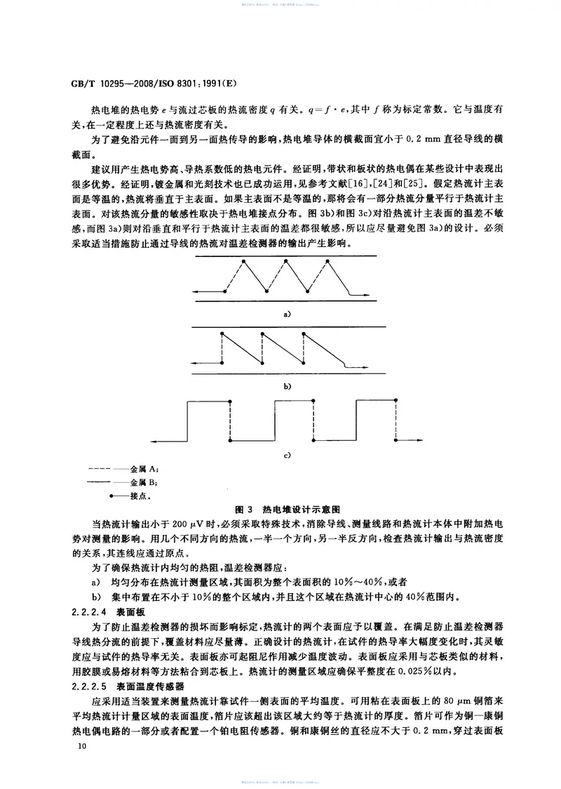 GBT10295-2008绝热材料稳态热阻及有关特性的测定热流计法 预览图