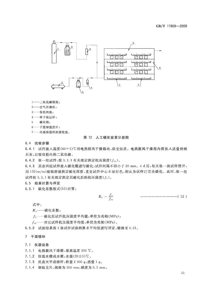 GBT11969-2008蒸压加气混凝土性能试验方法 预览图