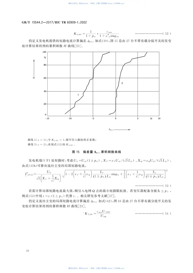 GBT15544.2-2017三相交流系统短路电流计算第2部分：短路电流计算应用的系数 预览图