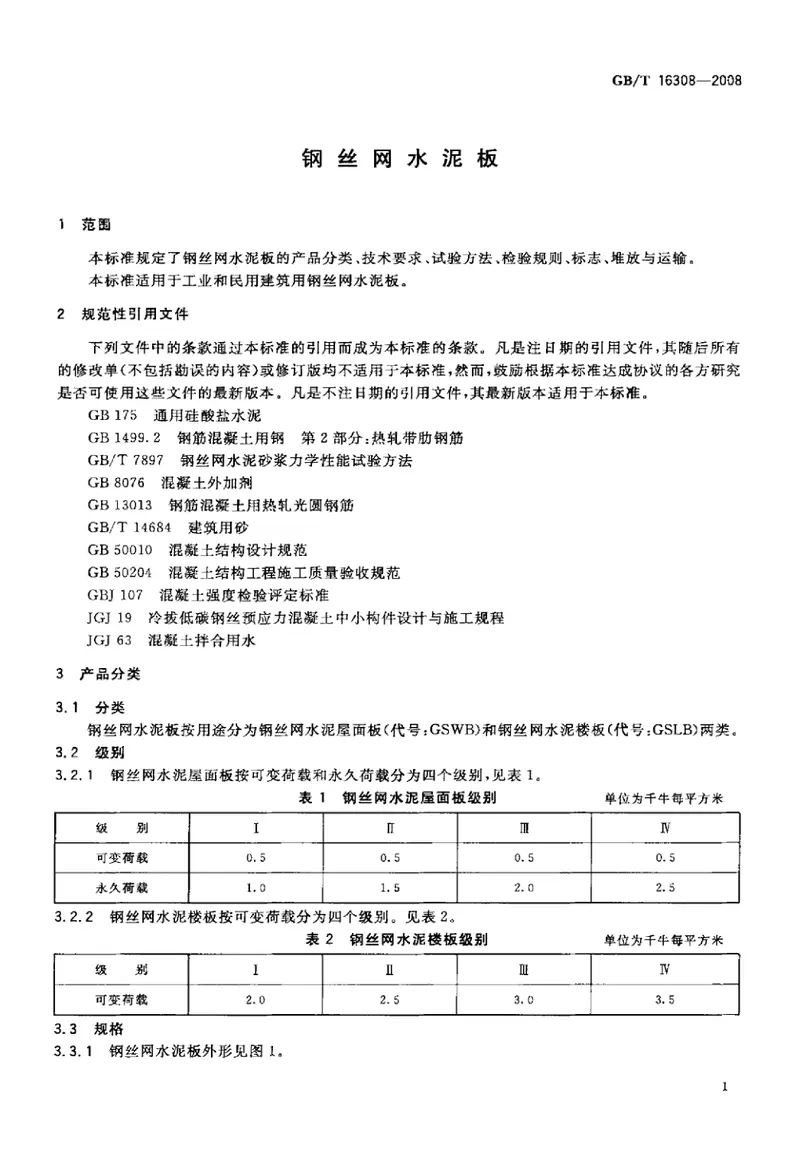 GBT16308-2008钢丝网水泥板 预览图