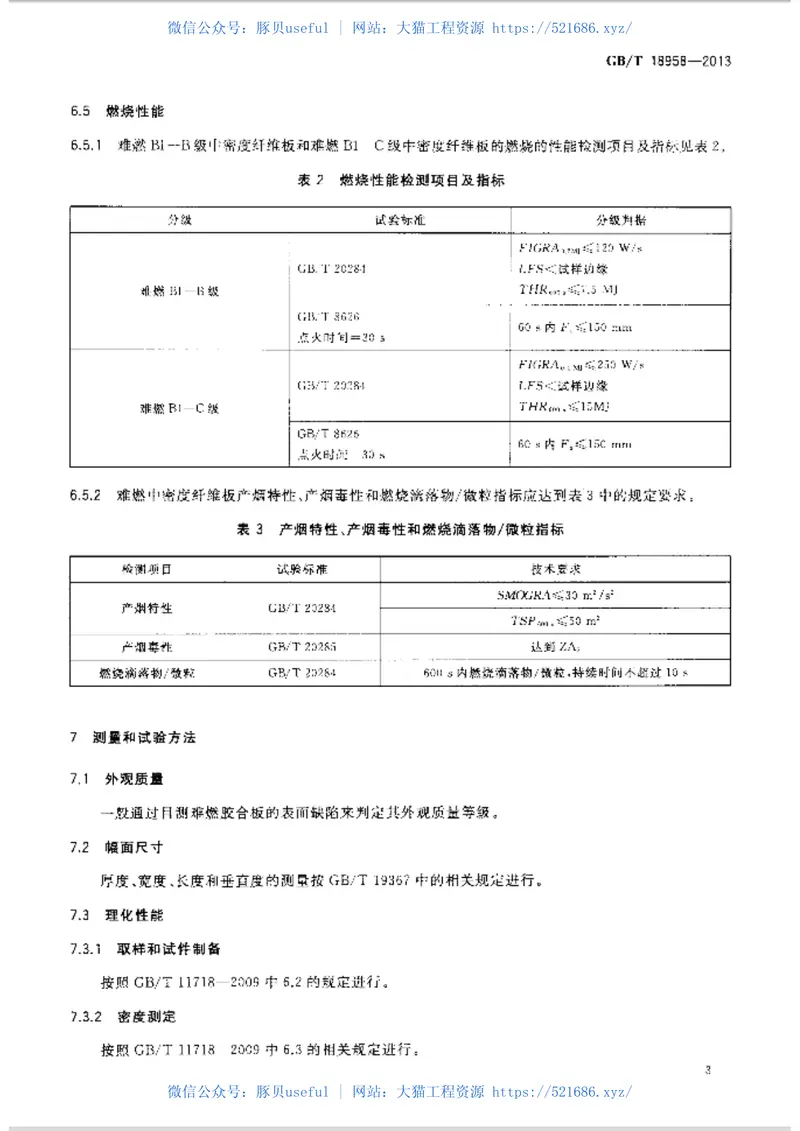 GBT18958-2013难燃中密度纤维板 预览图