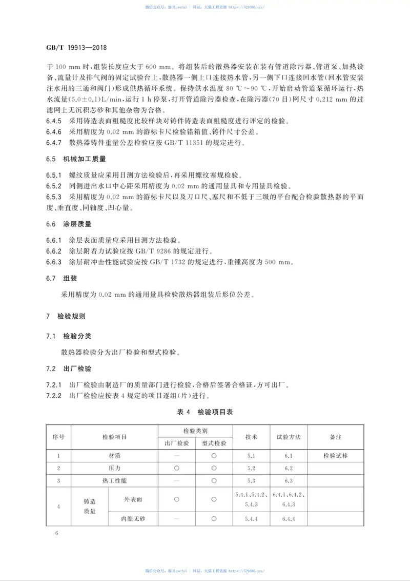 GBT19913-2018铸铁供暖散热器 预览图
