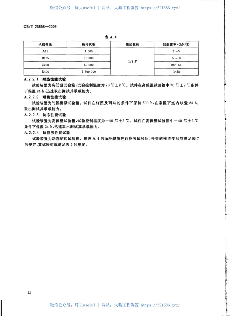 GBT23858-2009检查井盖 预览图