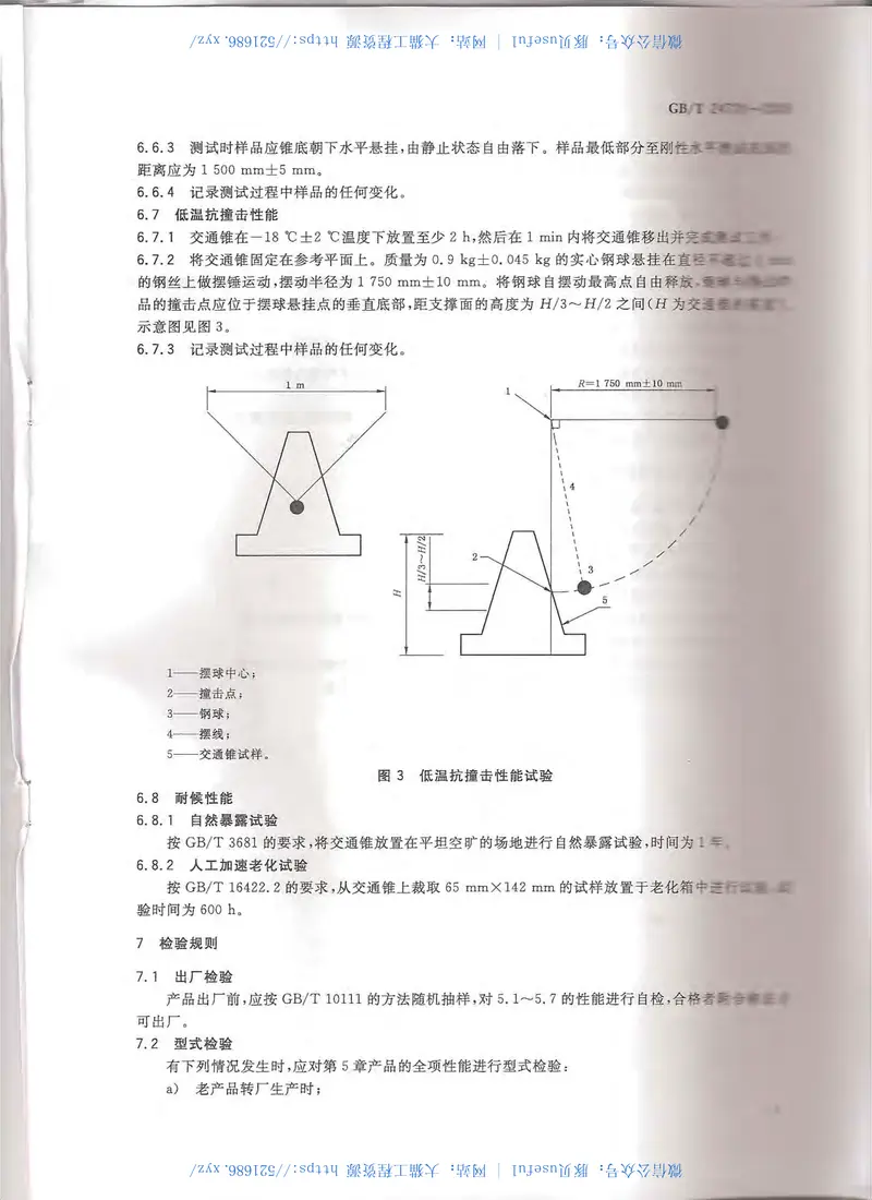 GBT24720-2009交通锥 预览图