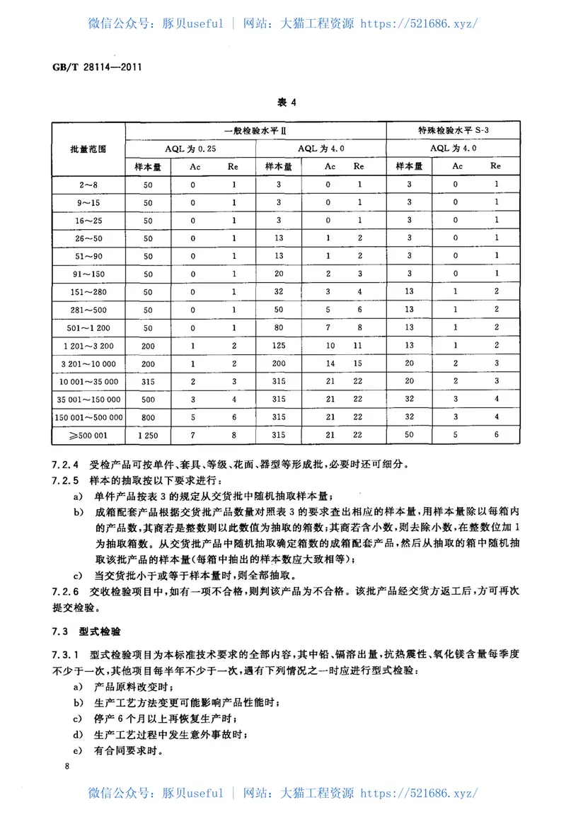GBT28114-2011镁质强化瓷器 预览图