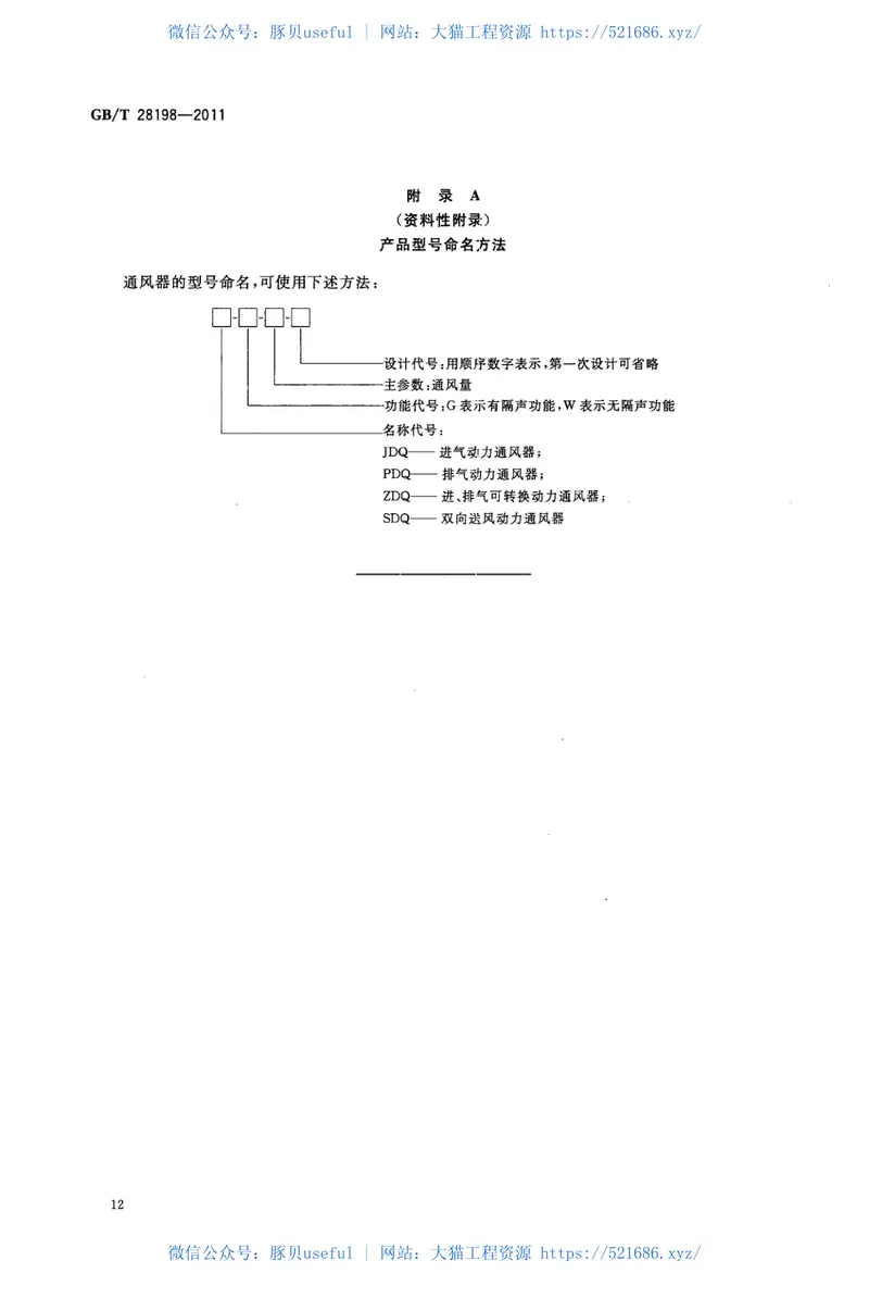 GBT28198-2011窗用动力通风器 预览图