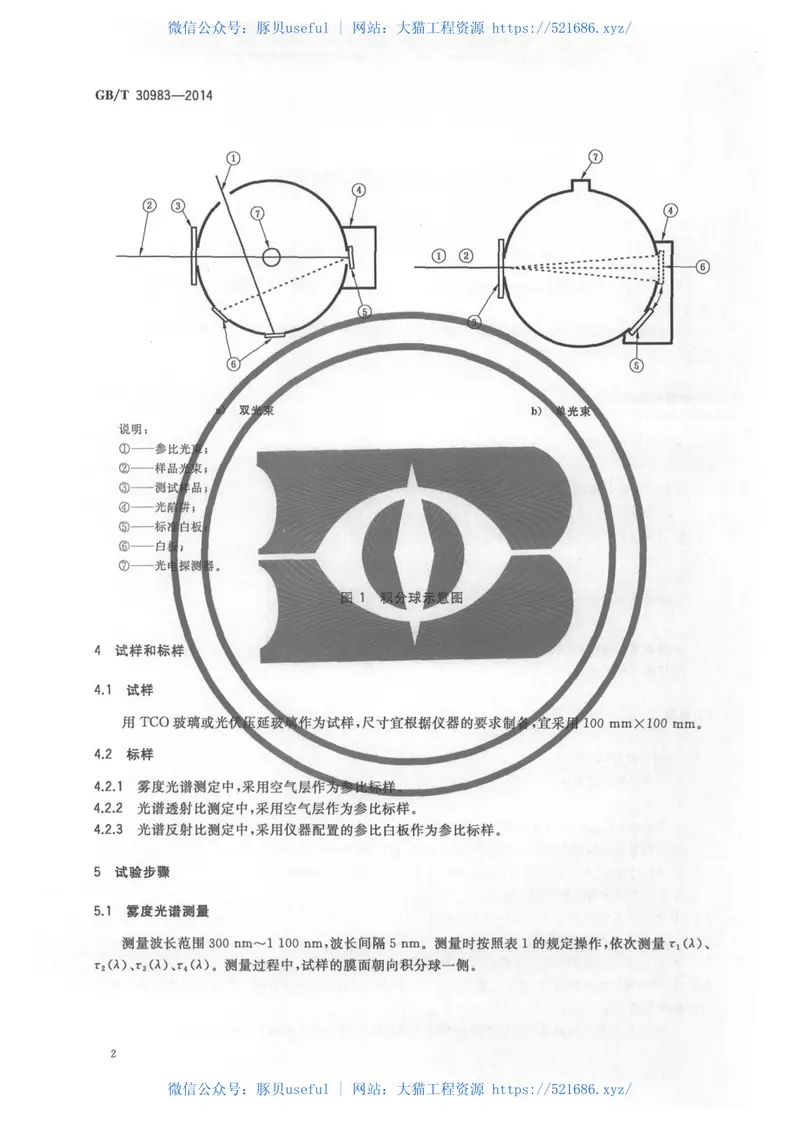 GBT30983-2014光伏用玻璃光学性能测试方法 预览图