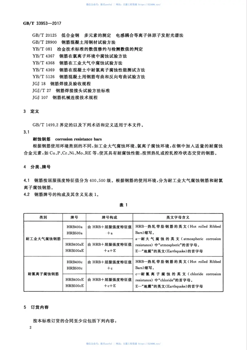 GBT33953-2017钢筋混凝土用耐蚀钢筋 预览图