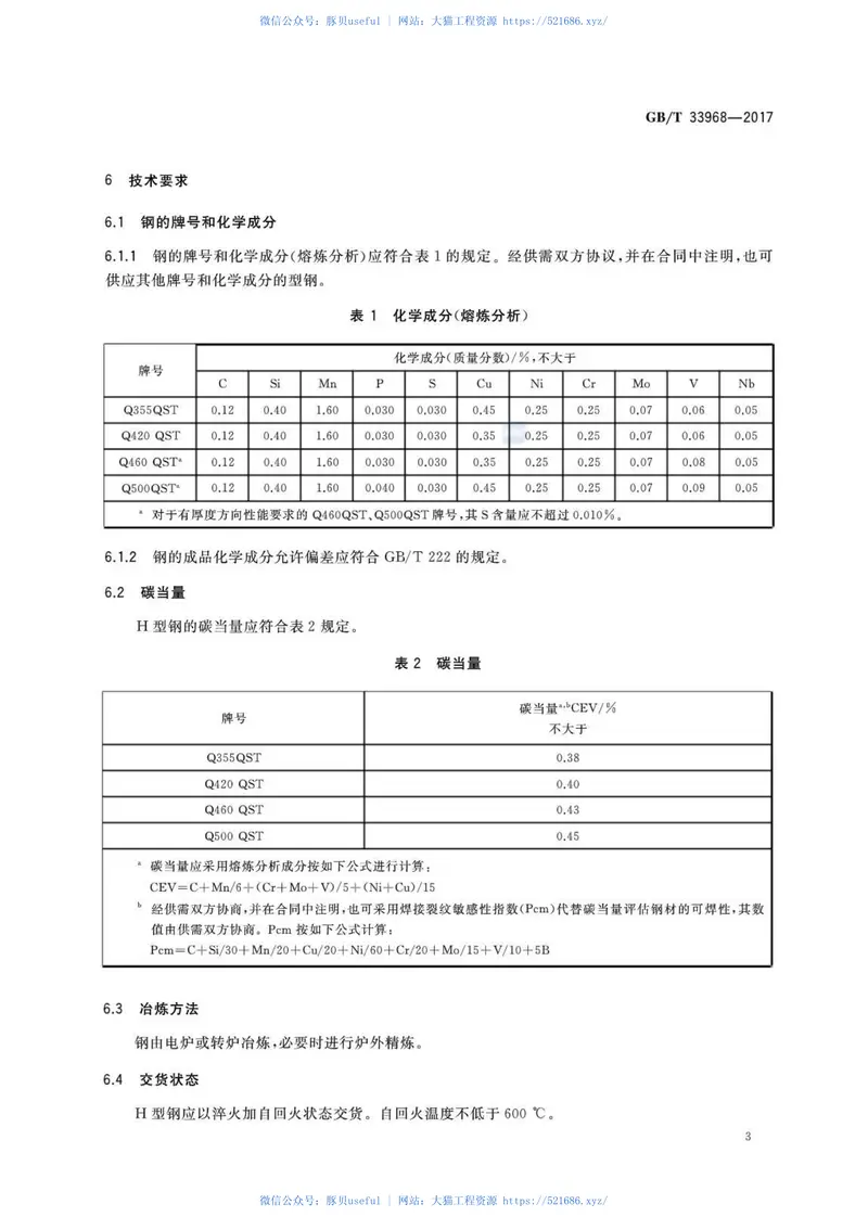 GBT33968-2017改善焊接性能热轧型钢 预览图
