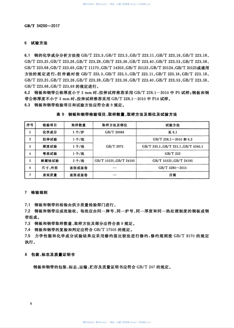 GBT34200-2017建筑屋面和幕墙用冷轧不锈钢钢板和钢带 预览图