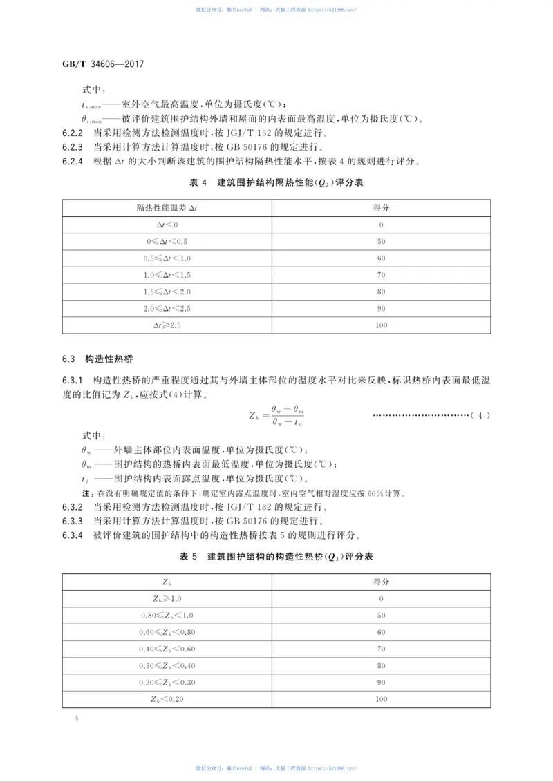 GBT34606-2017建筑围护结构整体节能性能评价方法 预览图