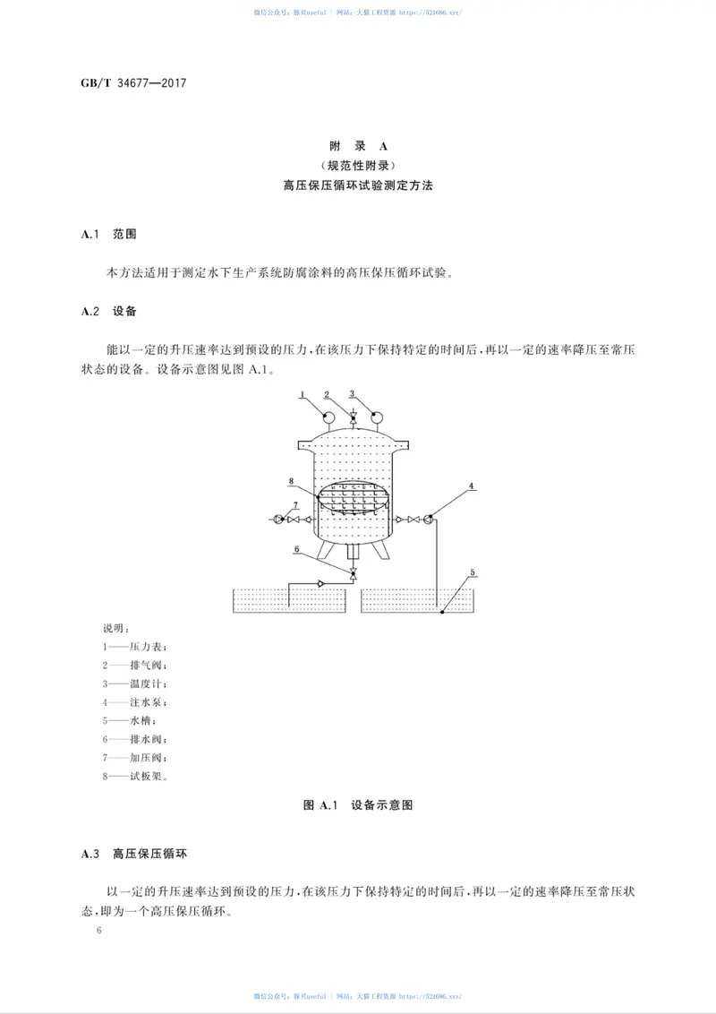GBT34677-2017水下生产系统防腐涂料 预览图