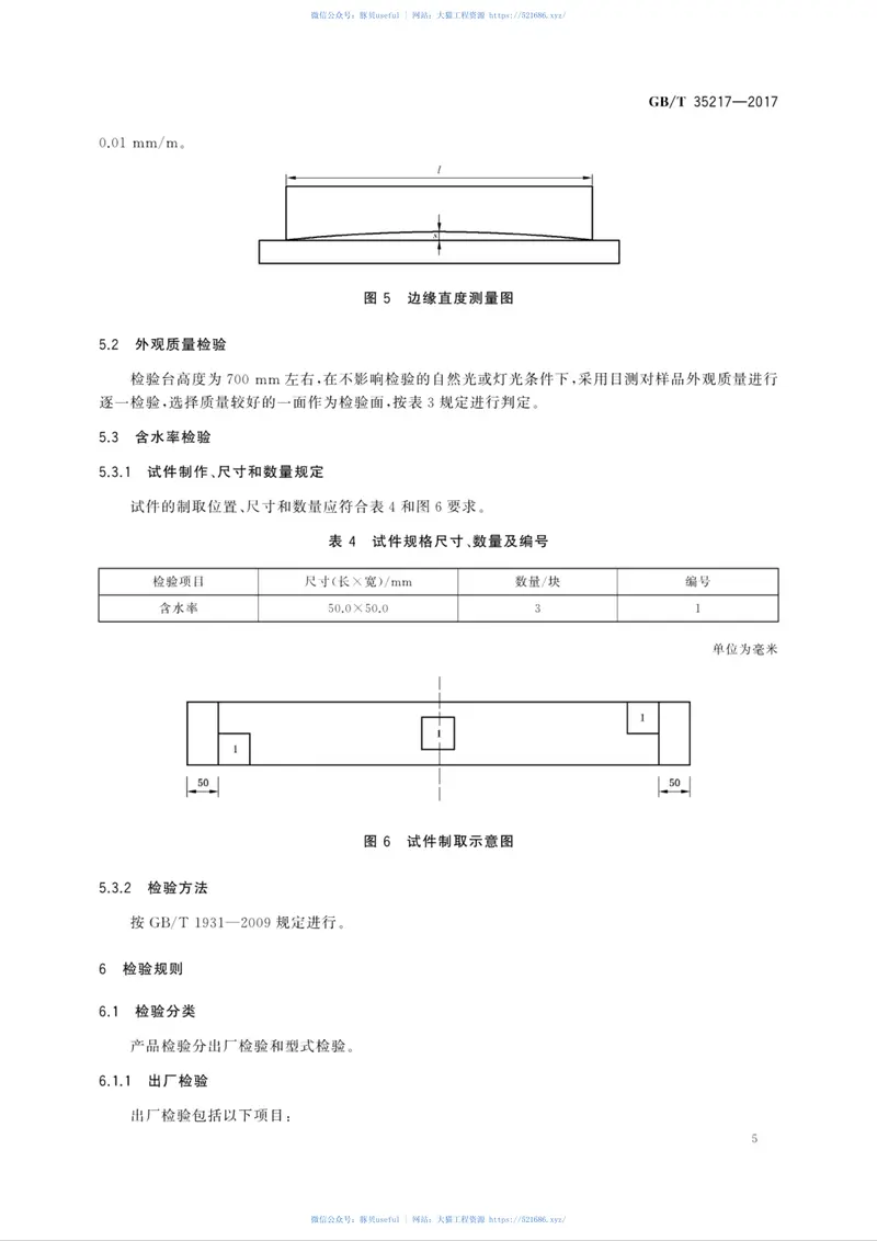 GBT35217-2017锯切薄板 预览图