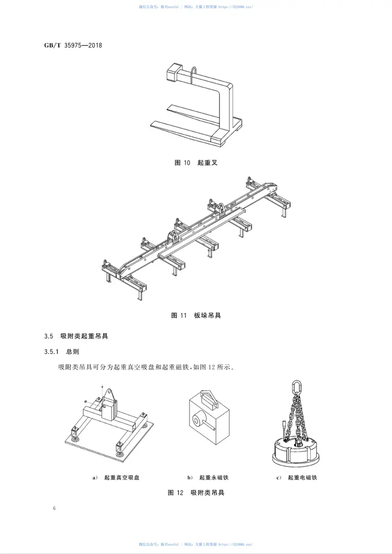 GBT35975-2018起重吊具分类 预览图