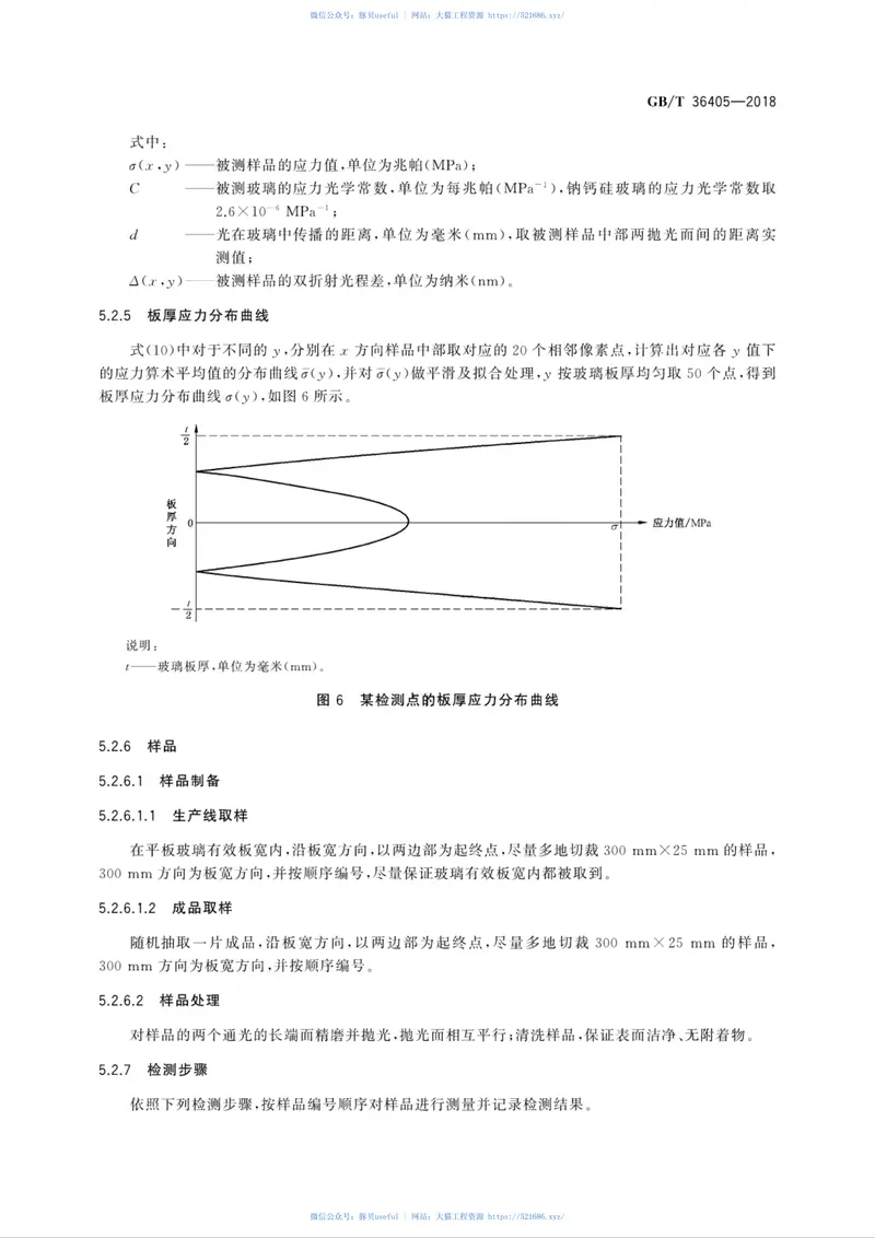 GBT36405-2018平板玻璃应力检测方法 预览图