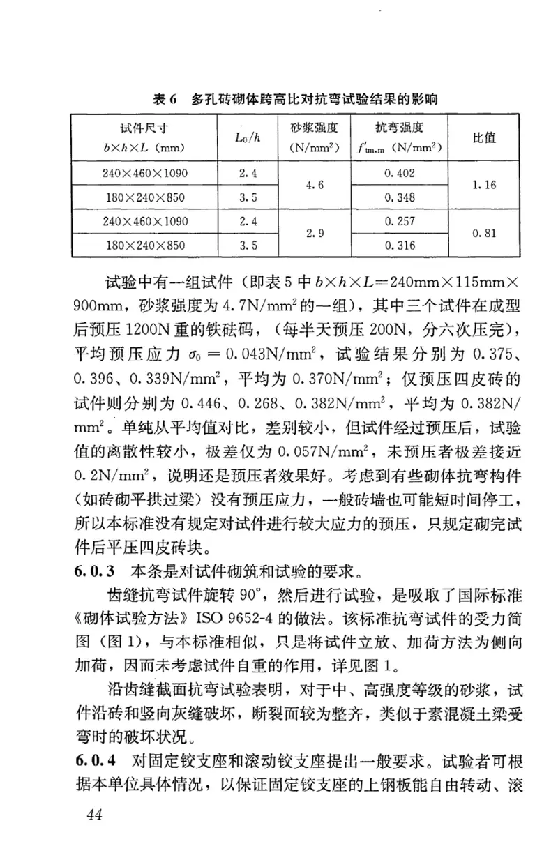 GBT50129-2011砌体基本力学性能试验方法标准 预览图