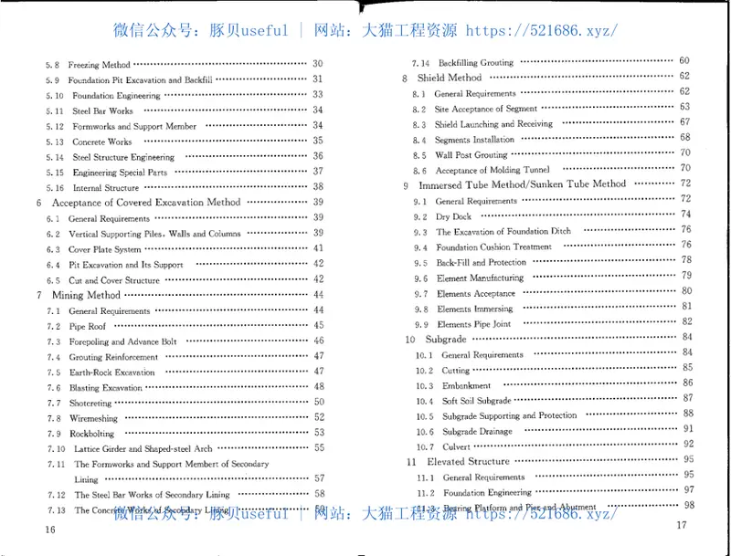 GBT50299-2018地下铁道工程施工质量验收标准 预览图