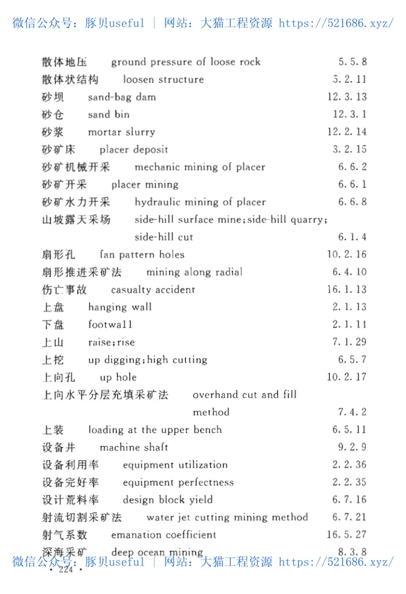 GBT51339-2018非煤矿山采矿术语标准 预览图