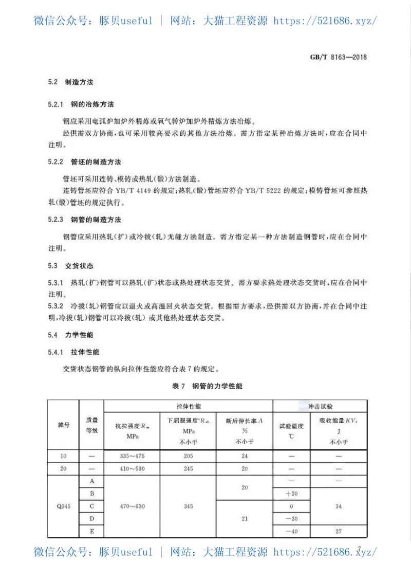 GBT8163-2018输送流体用无缝钢管 预览图