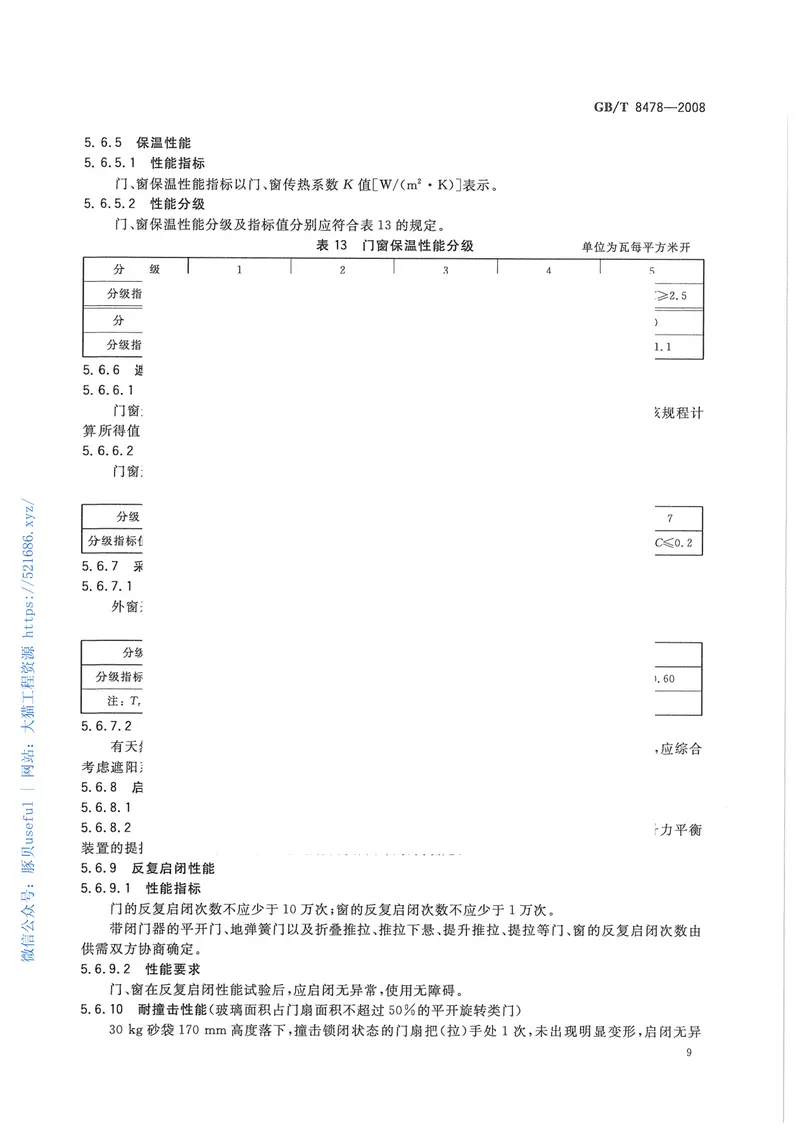GBT8478-2008铝合金门窗 预览图