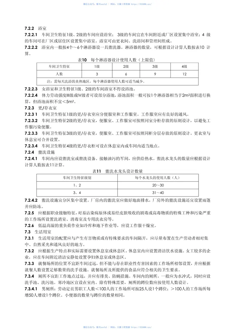 GBZ1-2010工业企业设计卫生标准 预览图
