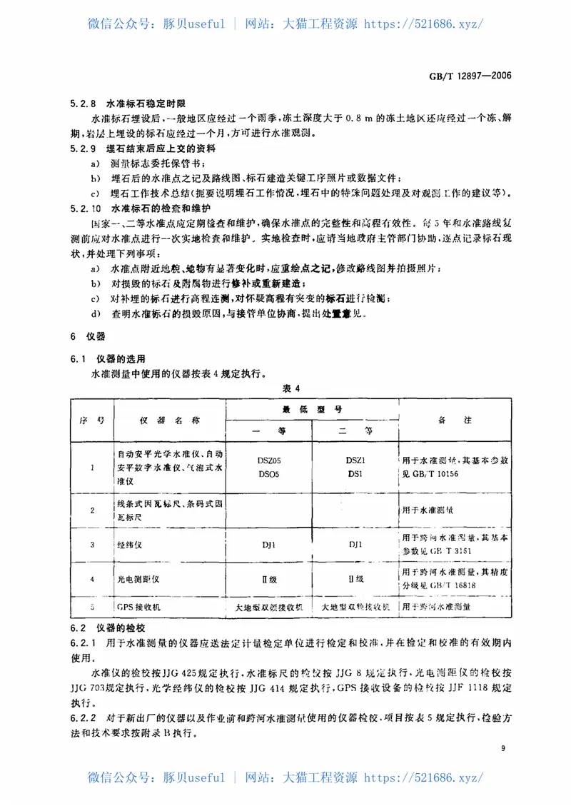 GB_T_12897-2006国家一、二等水准测量规范 预览图