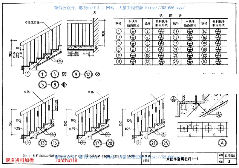 苏J9505楼梯通用图集(2) 预览图