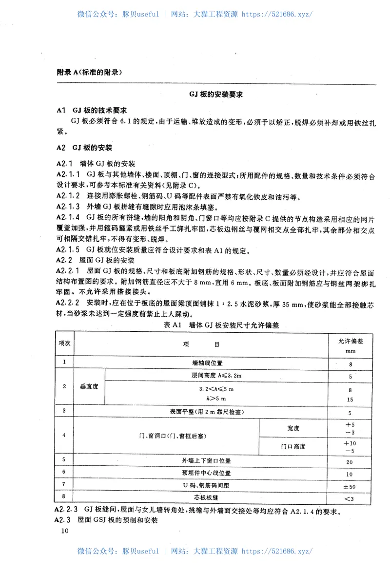 JC623-1996钢丝网架水泥聚苯乙烯夹芯板 预览图