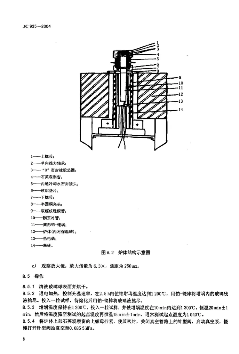 JC935-2004玻璃纤维工业用玻璃球 预览图