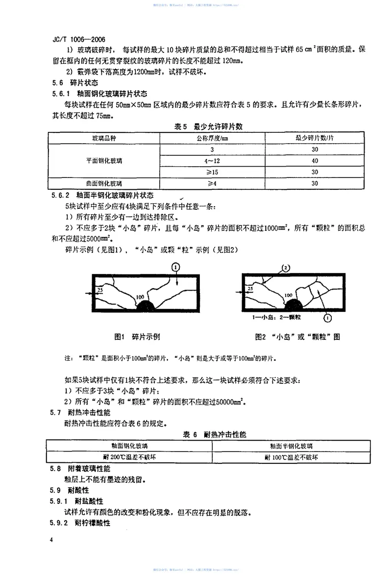 JCT1006-2006釉面钢化及釉面半钢化玻璃 预览图
