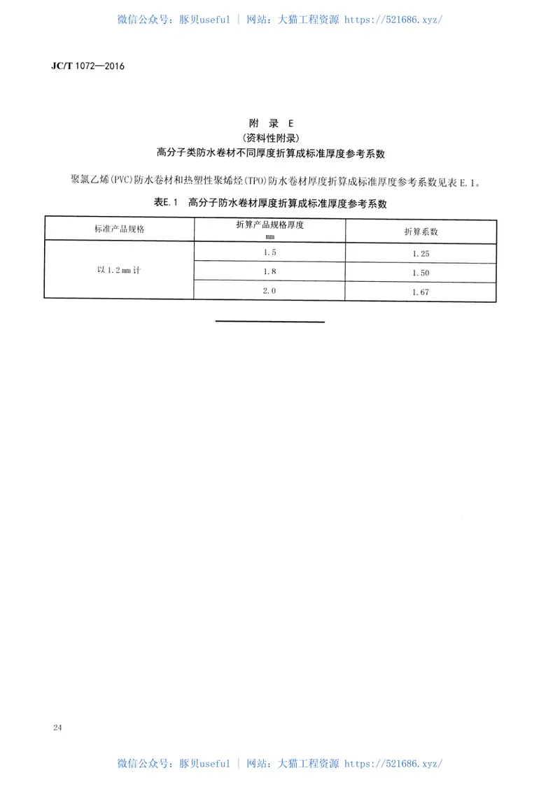 JCT1072-2016防水卷材生产企业质量管理规程 预览图