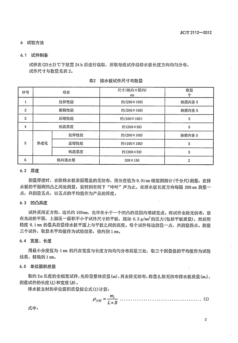 JCT2112-2012塑料防护排水板 预览图