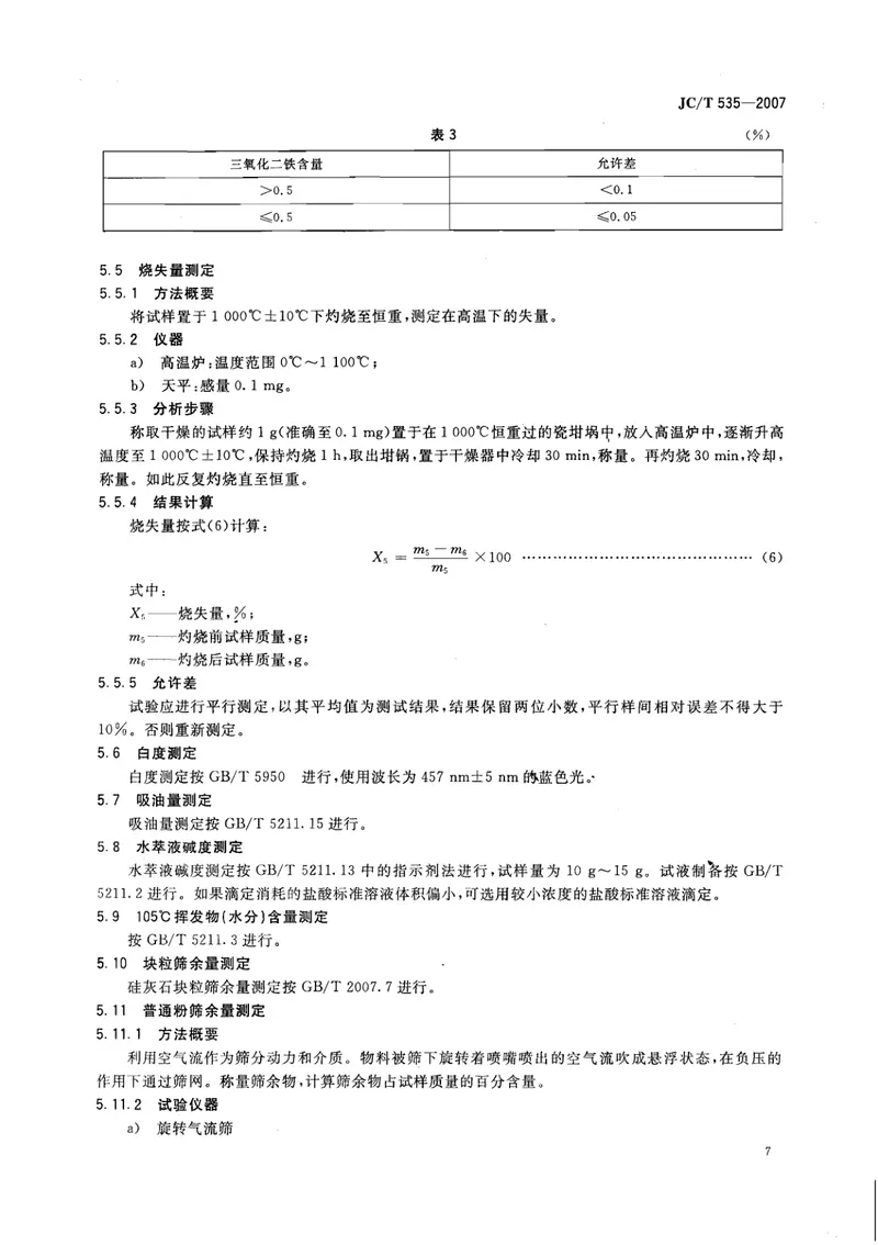 JCT535-2007硅灰石 预览图