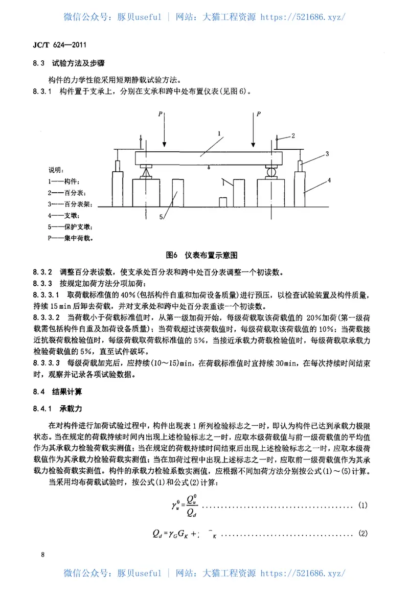 JCT624-2011乡镇建设用混凝土构件质量检测方法 预览图