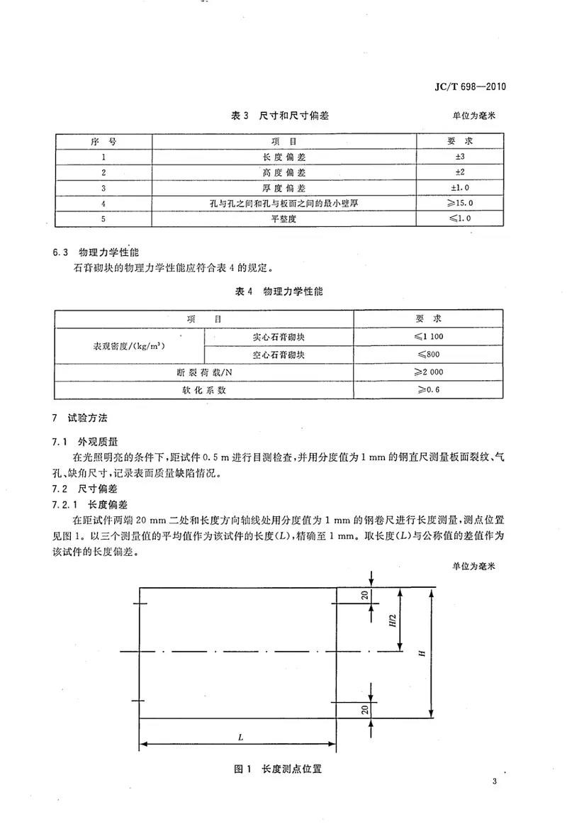 JCT698-2010石膏砌块 预览图