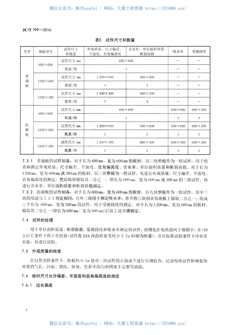 JCT799-2016装饰石膏板 预览图