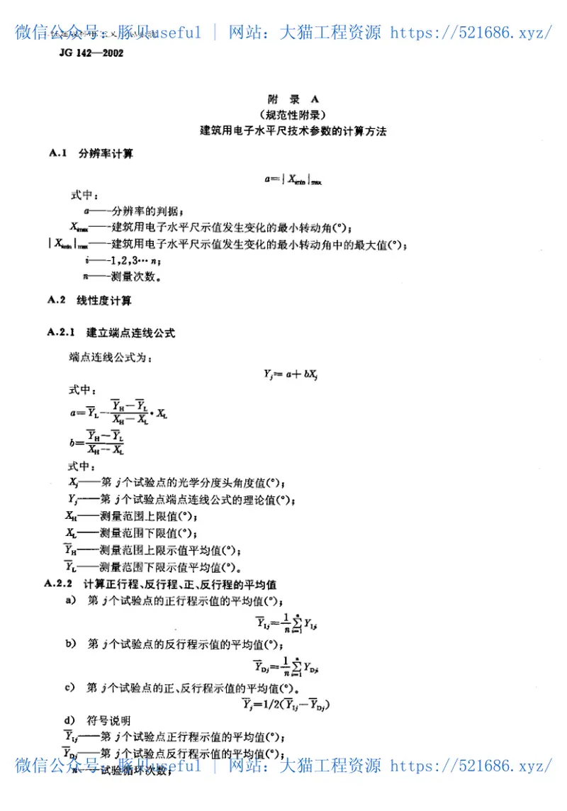 JG142-2002建筑用电子水平尺 预览图