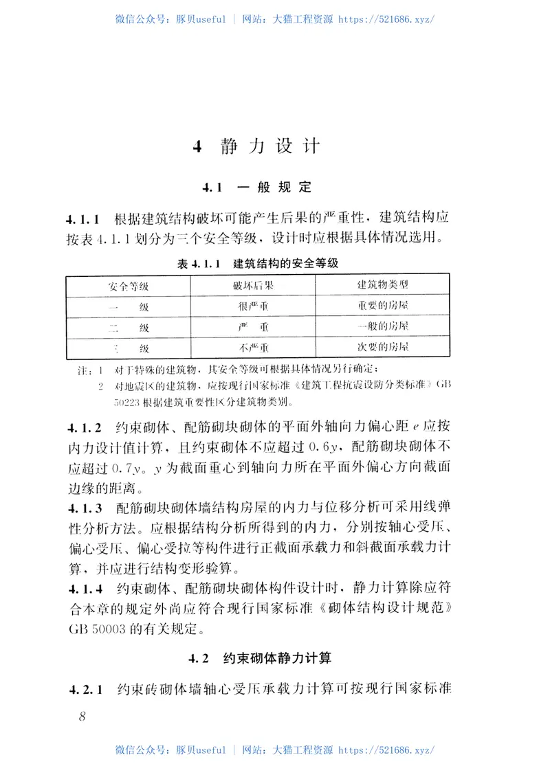 JGJ13-2014约束砌体与配筋砌体结构技术规程 预览图