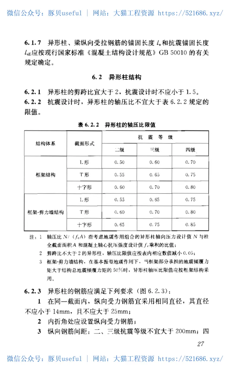 JGJ149-2006混凝土异形柱结构技术规程 预览图